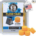 HVAC Guys Flow Tabs with Gel Lock Technology - 18 Pack - Keeps Drain Pans Clean, Prevents Overflow, 3 Ton Tab Lasts up to 3 Months - 1 Tab is equal to 18 Regular Tablets (324 total) - Made in the USA