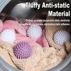 Dryer Balls for Laundry, Spiky Reusable Laundry Balls, 8 Pack, 2.2 Inch, Blue White Purple Pink, Wrinkle Reducing (Colour Mixing)