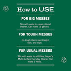 Mrs. MEYER'S CLEAN DAY Multi-Surface Everyday Concentrate, Rain Water Scent, 32 Fl Oz Bottle