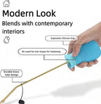 Powder Duster/Large Diatomaceous Earth Bulb Duster/Powder Applicator - Diatomaceous Earth Bulb/Applicator (Blue)