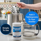 Essential Values Distiller Cleaner Descaler - 2 LBS Water Distiller Cleaner - Citric Acid for Cleaning Powder for Distilling Machines, Kettles - Remove Limescale & Mineral Buildup