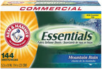 Essentials Dryer Sheets, Mountain Rain, 144 Sheets/Box
