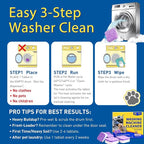 24 Count Washing Machine Cleaner for Pet Hair Relief Tablets - HE-Safe, Septic-Safe, Lavender Scent, 1-Year+ Supply, Pet-Friendly Washer Cleaner for Top/Front Load Washers