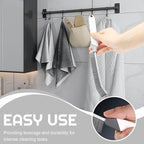 Crevice Cleaning Brush Bathroom Tile Groove Gap Cleaning Brush Premium Crevice Cleaning Tool Aluminum Support with 15° Angled Head-Grout Thin Brush,Kitchen & Bathroom Tool (3PCS)