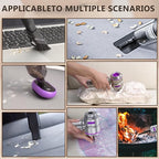 Handheld Vacuum Cordless, Car Vacuum Cleaner with 22000PA Brushless Motor, 4-in-1 Portable for Car Home, Vacuum & Blower, Inflator, HEPA, Pet Brush, LED Light, Type-C (Purple)