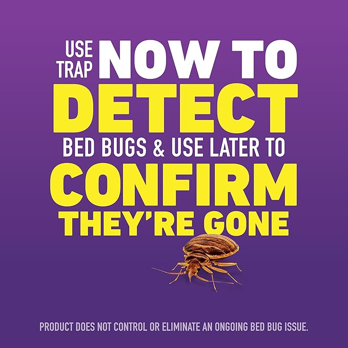 Ortho Home Defense Max Bed Bug Trap, Detect Bed Bugs in Homes and While Traveling, 2 Traps in Each Package (Pack of 10)