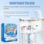 Automatic Toilet Bowl Cleaner Tablets–Fresh Scent,Long-Lasting Clean–Safe for Tanks&Pipes Deodorizing and Descaling –Bathroom Cleaner Against Tough Stains Keeps Bowl Clean Between Washes-50 PACK-1111