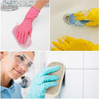 Boao 10 Pieces Multipurpose Kitchen Scrub Sponges, Non-Scratch Microfiber Scrub Sponges for Kitchen Reusable Scouring Pads Sponge Scrubber for Household Cleaning Dishes and Pots(Mixed Colors)