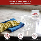 Marble Polishing Powder, Restore Shine, Remove Stains and Scratches, Suitable for Marble, Travertine, and Limestone, Perfect for Home and Commercial Use