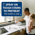 Dr. Brown's Laundry Spray Stain and Odor Remover for Baby Clothes, Hypoallergenic, Fragrance-Free, 16 fl oz, 2-Pack