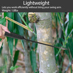 Sickle Garden Tool, Steel Billhook Machete Knife for Cutting Trees Heavy Duty, Hand Grass Weeding Sickle Knife with Wooden Handle for Yard Work