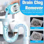 Drain Clog Remover Powerful Unclogging Sink Hair Cleaner for Kitchen, Shower Pipes and Drains, Toilet Unclogger Heavy Duty Bathroom Pipeline Dredge for Kitchen and Pipes Cleaning Tool（320g/11.3oz）