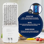 Mosalogic Fly Insect Trap Plug-in Mosquito Killer Indoor Gnat Moth Catcher Fly Tapper with Night Light UV Attractant Catcher for Home Office White-2pack