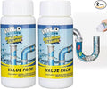 Sink and Drain Cleaner, Wild Tornado Pipe Dredge, Drain Cleaner for Toilet Kitchen, Pipes Cleaning Tool (2)