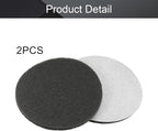 Utoolmart 7 Inch Scrubber Scouring Pads 1000 Grits Drill Scuffing Disc Hoop and Loop Surface Conditioning Disc Gray 2Pcs
