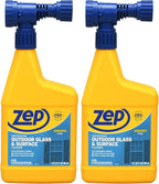Zep Hose-End Outdoor Cleaner - U49910 - Great for Outdoor Glass and Surfaces - 32 Ounces (Pack of 2)
