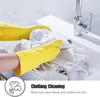 Rubber cleaning gloves 3 or 6 Pairs for Household,Reuseable dishwashing gloves for Kitchen.