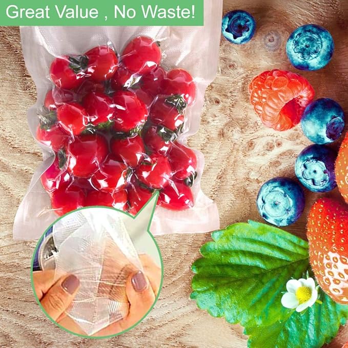 O2frepak 200 Gallon Size11" x 16" Vacuum Sealer Bags with BPA Free and Heavy Duty, Vacuum Seal Food Sealer Bags,Great for Food Storage Vaccume Sealer PreCut Bag