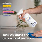 ATTITUDE All Purpose Cleaner Spray, EWG Verified, Vegan, Made with 94% Plant-Based Ingredients, Streak-Free for Kitchen, Bathroom, Glass & More, Lavender, 27.1 Fl Oz (Pack of 3)