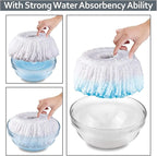 6 Pack Mop Heads Replacements Washable Microfiber Spin Mop Refill Cleaning Supplies for Home, Office, Industrial and Commercial Use,Compatible with Hurricane,Mopnado Spin Mop