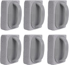 6Pcs Pumice Stone for Cleaning, Pumice Stone for Pool Tile Cleaning Pumice Stone Cleaner Brush with Handle, Pumice Cleaning Stones Scouring Stick Hard Water for Bathtubs Grills Swimming Pools