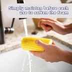 Scrub Daddy Damp Duster, Magical Dust Cleaning Sponge, Dusters for Cleaning, Venetian & Wooden Blinds Cleaner, Vents, Radiator, Skirting Boards, Mirrors, Dust Brush Tools, Home Gadgets, Light Blue