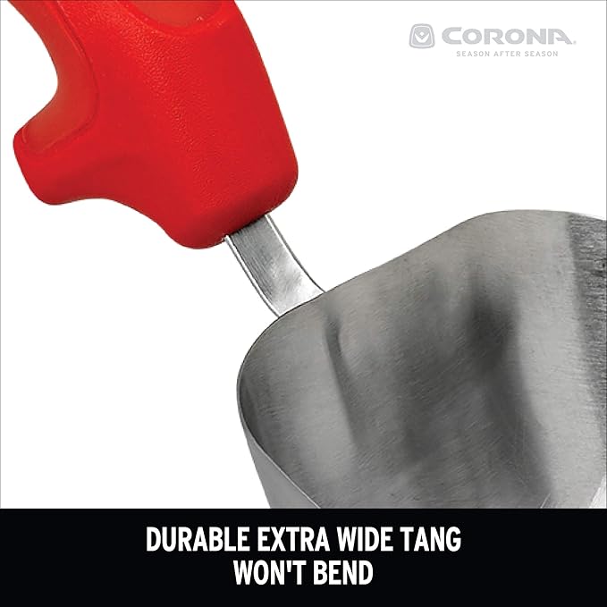 Corona Tools Corona CT 3364 Premium ComfortGEL Stainless Steel Scoop, red (Pack of 2)