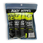 The Klean Freak Body Wipes - 12 count Individually Wrapped | Showerless Body Wipe for Women & Men | Sustainable Bodywipes for Gym, Travel, Camping | Citrus