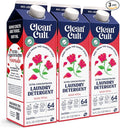 Cleancult Ultra Concentrated Liquid Laundry Detergent, 192 loads (96 oz), Long Lasting Scent, 90% Less Plastic, No Harsh Chemicals, Rose Petal, Defeats Stains & Odors, HE/Standard Compatible