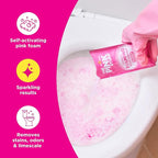 Stardrops - The Pink Stuff Bathroom Cleaning Kit – Cleaning Paste, Bathroom Foam Spray, Toilet Foaming Powder, SQeeZY Sponge & 3 Microfiber Cloths – Tough on Stains, Grease & Soap Scum