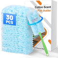 30PCS Disposable Dusters Refills Compatible with Swiffer,Bulk Heavy Duty 360 Degree Duster Replacement Head for Blinds Ceiling Fans and Furniture Dusting