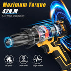 Cordless Drill Tool Kit Set: 21V Power Drill Tool Box with Battery, 2-Speed, 42N.m Max, Electric Screwdriver Driver for Men Home Hand Repair Basic Toolbox Tools Sets Drills Case