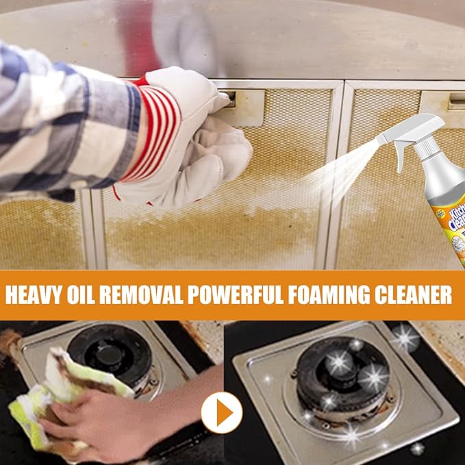 Joe Fish Kitchen Cleaner,Ju Fish Kitchen Cleaner,Multifunctional Powerful Kitchen Foam Cleaner Spray,Kitchen Foam Cleaner (3)