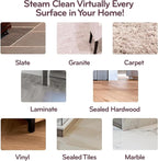 H2O HD 5-in-1 DUALBLAST Steam Mop and Handheld Steam Cleaner For Floor Cleaning, Hardwood Floors, Grout Cleaner, Upholstery Cleaner, Tiles and Carpets