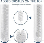 Straw Cleaner Brush Set, 12-Piece 11.8 Inch Long Botthle Cleaning Brush, Nylon Tube Brush Kit for Straws on Tumbler, Water Bottle, Sippy Cup and Pipes, Tubes or Tea Pot Spout