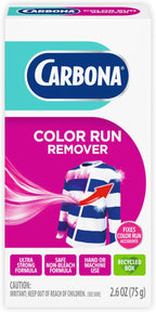 Carbona® Color Run Remover | Powerful Color Bleed Eliminator | Fixes Color Run Accidents | 2.6 Oz, 1 Pack