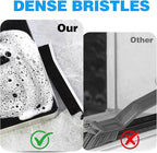 Multi-Purpose Hard Bristle Brush Set, Crevice Cleaning Brush Kit for Deep Cleaning Kitchen, Bathroom, Grout, Sink, Cup, Teapot, Bottle, Blender, Corners, Tight Spaces, 9 Pack