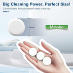Toilet Bowl Cleaners Bleach Tablets 54 PACK, Automatic Toilet Tank Cleaner, Bathroom Cleaner Against Tough Stains, No Scrubbing, Continuous Clean, Sparkling Fresh