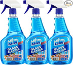 Valor Glass Cleaner Trigger Sprayer – Streak-Free Shine for Glass & Mirrors, 32 fl oz (32 Fl Oz (Pack of 3))