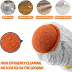 Self-Wringing Twist Mops with 1 Extra Refill, Microfiber Mops for Floor Cleaning with 57 " Long Handle, Easy Wringing Floor Mop for Hardwood Commercial Household Clean (1 Handle & 2 Mop Heads)