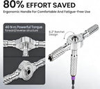 VMAN Ratchet Screwdriver Set, 100 in 1 magnetic Screwdriver sets, S2 Steel Bits, DIY Combination Flexible Shaft, Suitable for Furniture Assembly, Precision Electrical Appliance Repair, Bicycle Tools