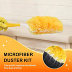SetSail 30 Count Duster Refills for Swiffer Duster with 1 Handle Dusters for Cleaning Disposable Duster Refill Multi Surface 360 Duster Cleaner Kit for Ceiling Fan, Blind, Furniture