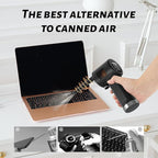 Svinkal Air Duster, Handheld Cordless Air Duster, Air Blower Rechargeable, Electric Compressed air Gun Battery Operation, for Cleaning Computer Keyboard Camera Lego Toys.