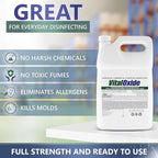 Vital Oxide Disinfectant, Deodorizer, Cleaner, Food-Contact Sanitizer, Virucide – (EPA registration #82972-1) – Kills Mold & Mildew, Eliminates Odors-1 Gallon