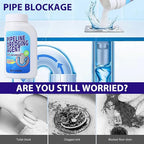 Pipeline Dredging Agent, 350ml Drain Cleaner,Drain Clog Remover Agent,Powerful Pipe Dredging Agent,Powerful Sink and Drain Cleaner Powder for Kitchen Toilet Quick Cleaning Tool