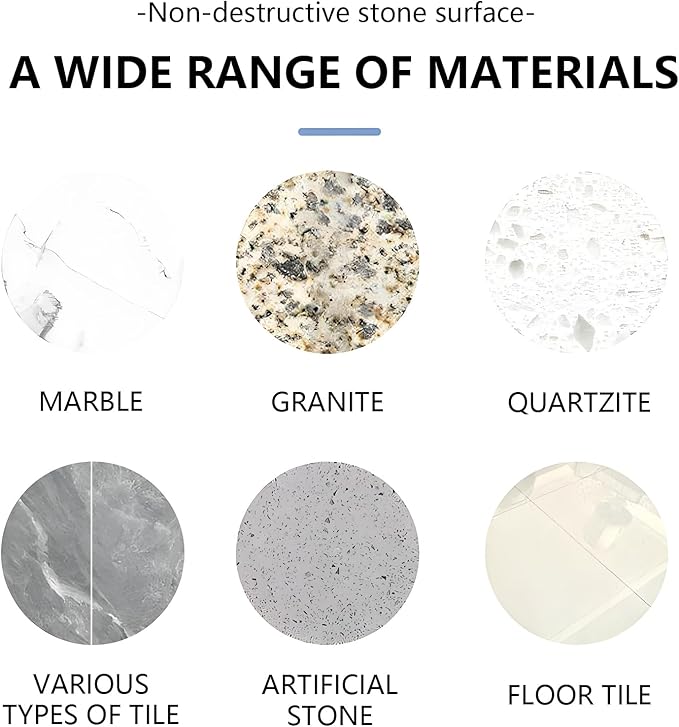 Granite Countertop Cleaner Powder, Marble Cleaner Powder, Marble Polishing Powders, Watermarks Remover, Stain Remover For Granite, Stone, Quartz (4 Ounces)