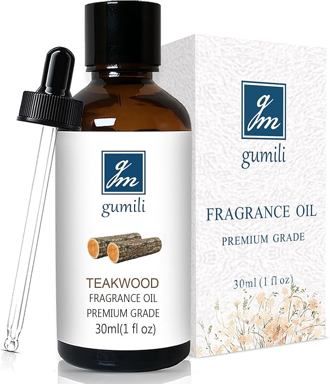 Teakwood Fragrance Oil, Perfume Oil, Home Scent for Soaps, Candle Making, Dryer Balls, Diffusers, Laundry, Slime -1 oz /30ml