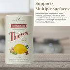 Young Living Thieves Kitchen And Bath Scrub | 14 Oz | Plant-Based Cleaning Formula | Tough On Grease And Grime | Infused With Thieves Essential Oil Blend | Rinses Clean Without Residue