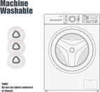 Mop Replace Head [ 3 Pack ] Mop Refills Compatible with Triangle Spin Mop, Made of Microfiber, Deep Cleaning Machine Washable and Easy-to-Replace