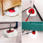 2 Pack Mop Replacement Heads for O-Ceda EasyWrin Spin Mop, Microfiber Spin Mop Refills, Easy Cleaning Mop Head Replacement